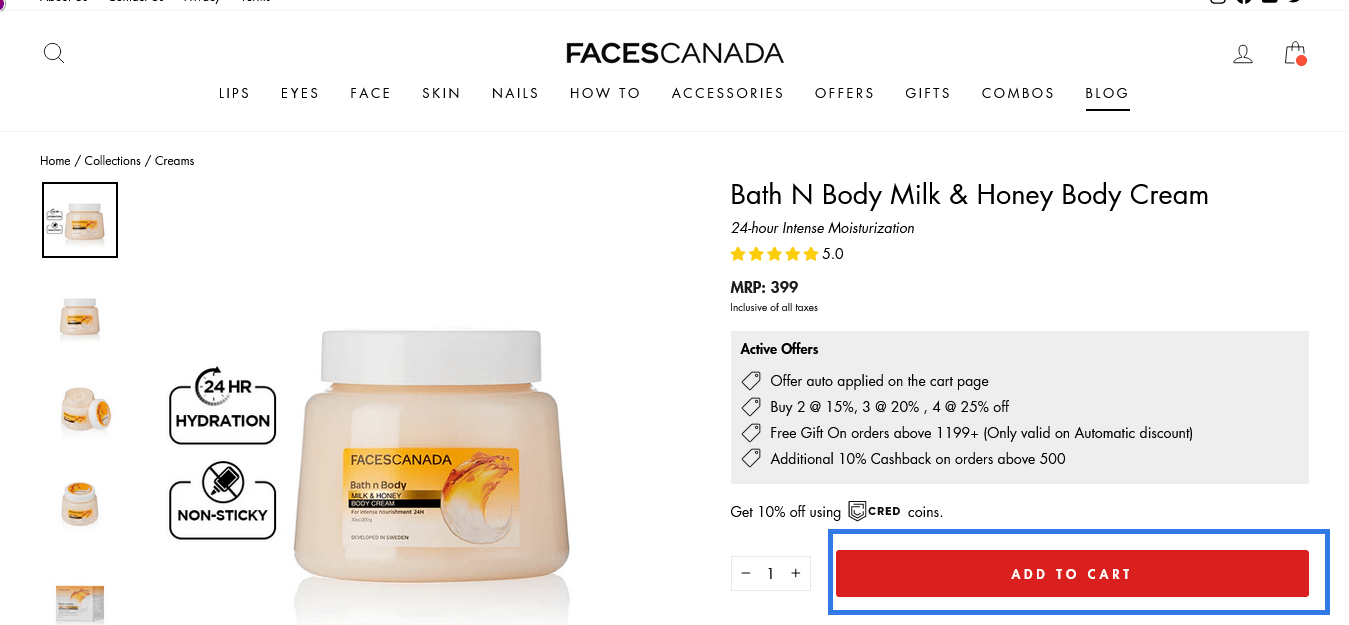 Faces Canada coupon codes