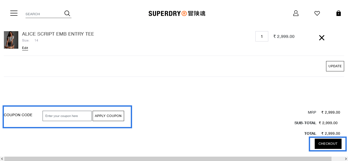 Superdry promo code
