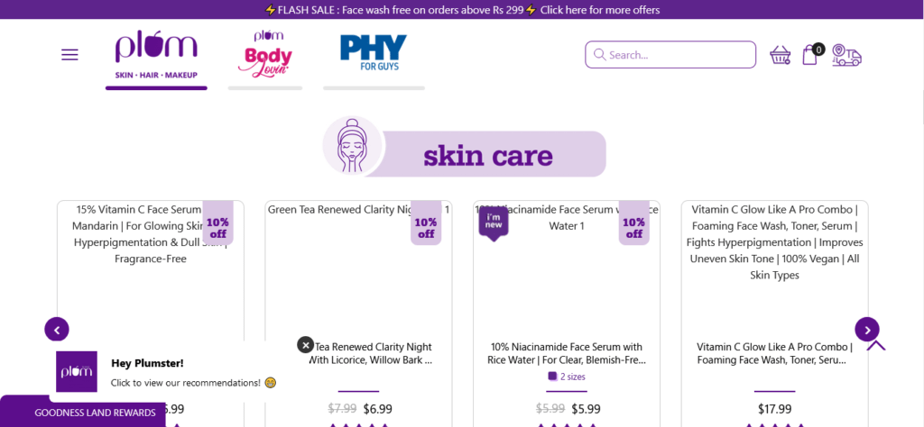 100 Vegan Paraben Free and Natural Skincare Products Online Plum Goodness