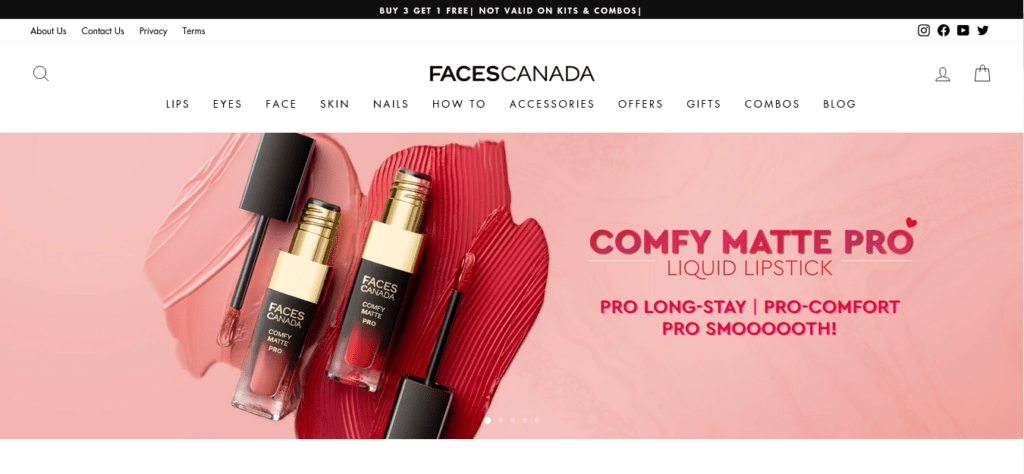 Faces Canada Cosmetics Skin Care Makeup Fragrance Products