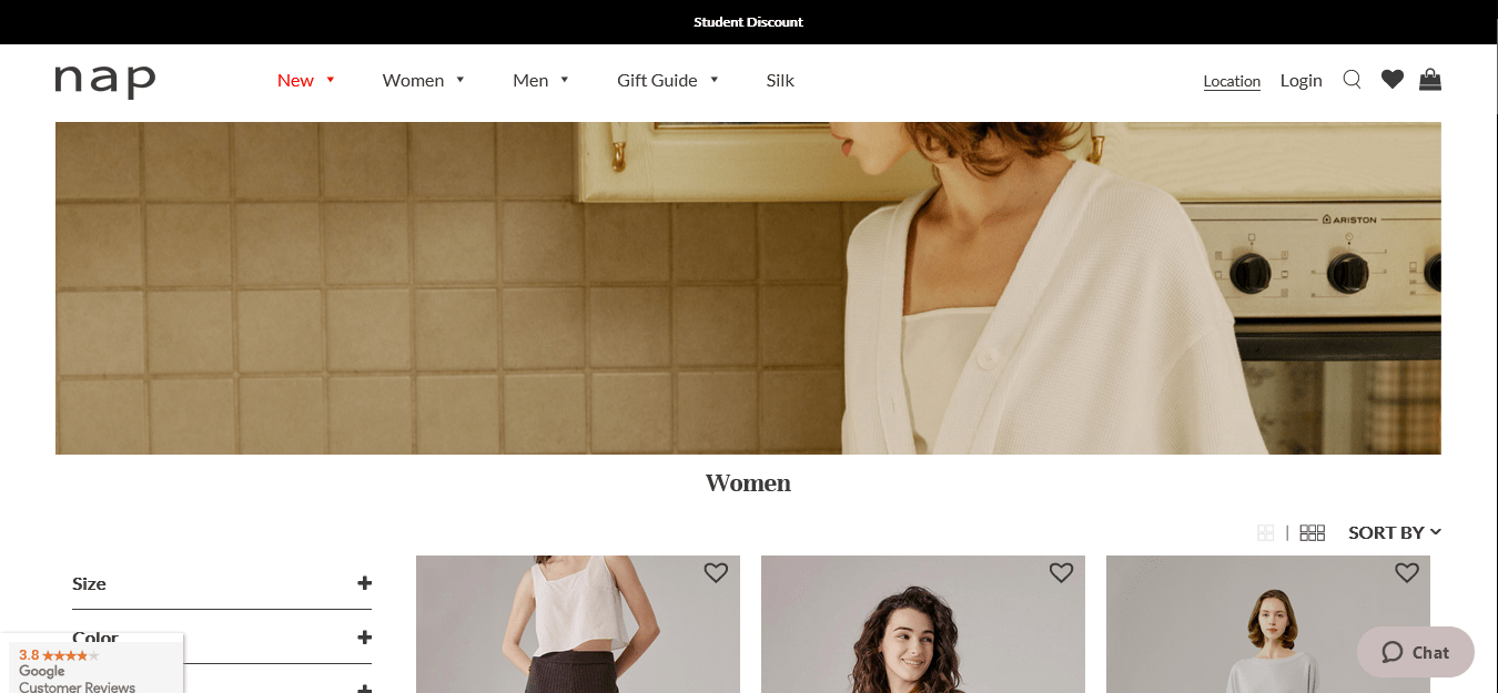 Naploungewear official website