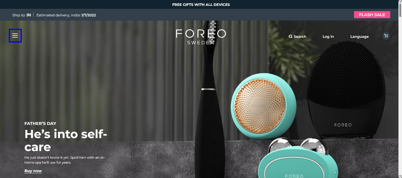Foreo official website