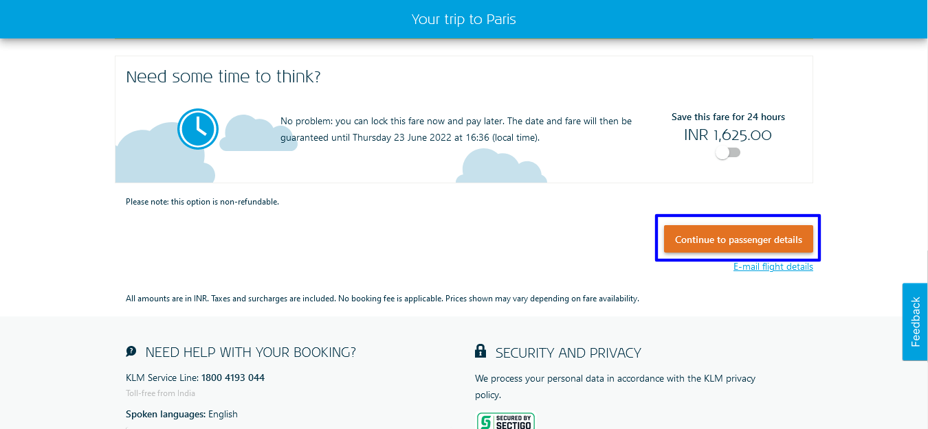 KLM Airlines promo code