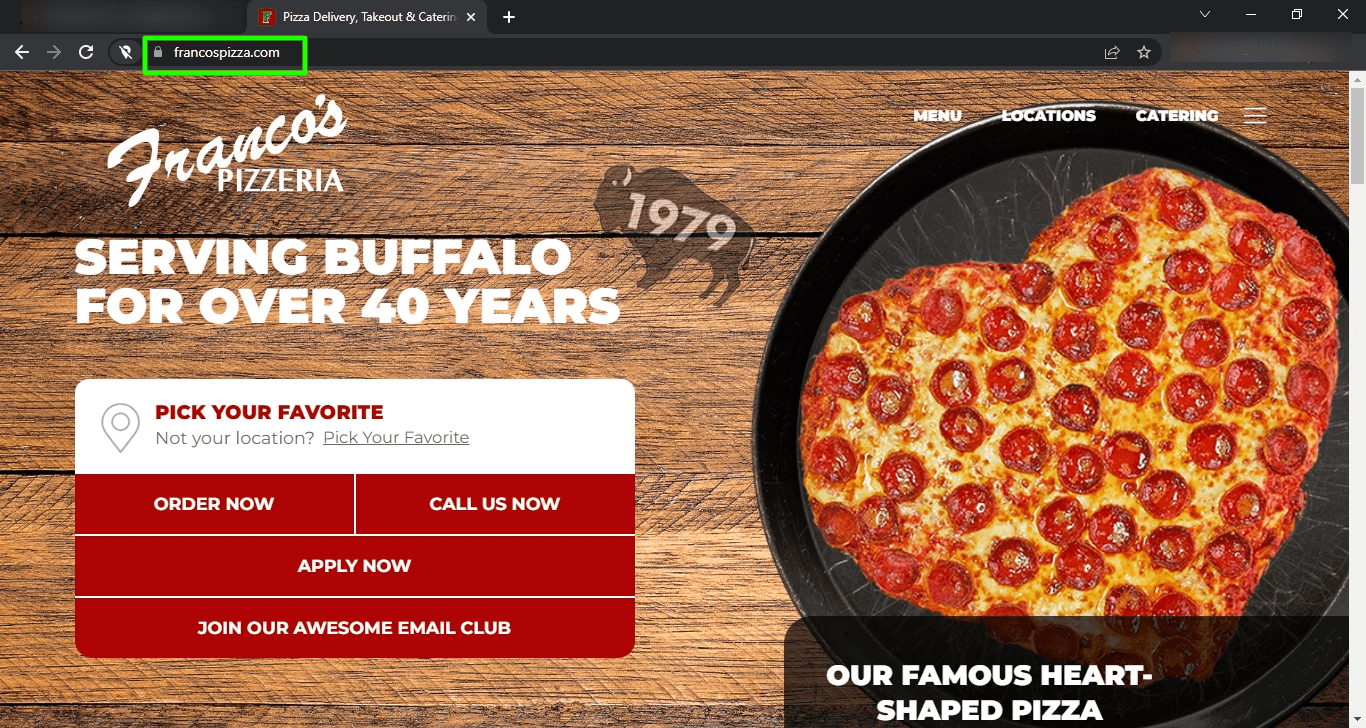 Franco’s Pizza Coupon Codes